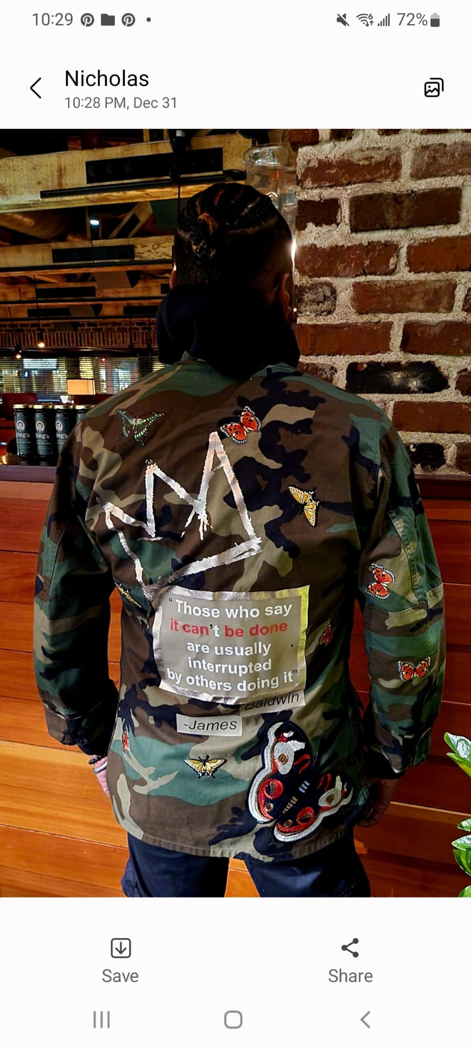 Custom clearance camo jacket